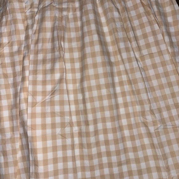 Gingham Smocked Maxi Dress in Cream - Picture 3 of 4